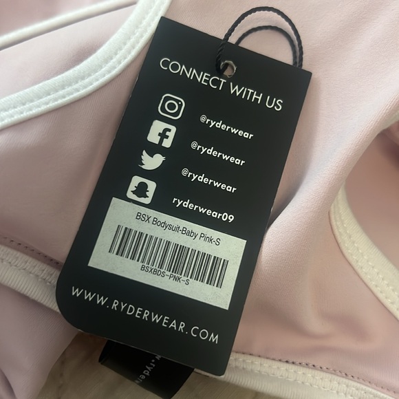 RYDERWEAR BSX BABY PINK BODYSUIT - Picture 3 of 4